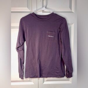 Ivory Ella Kids Long Sleeve Tee in Deep Purple